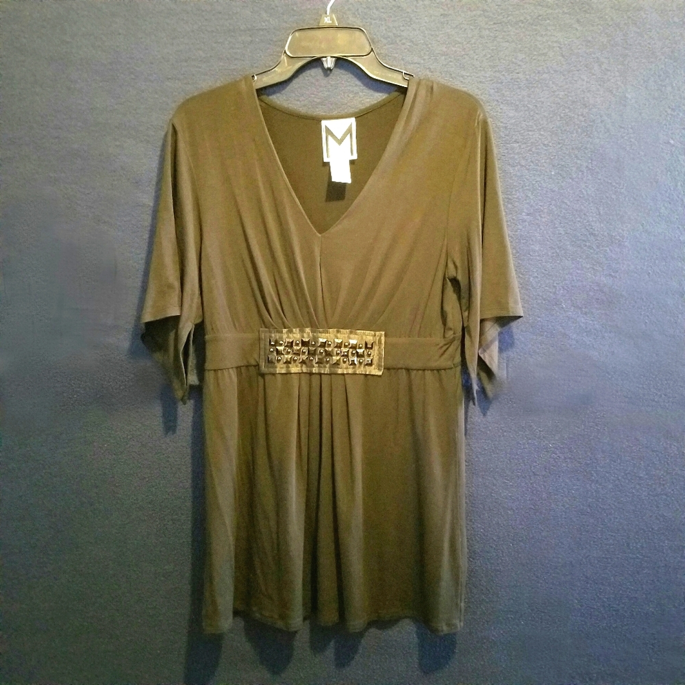 Marc Bouwer Black V-neck Dress